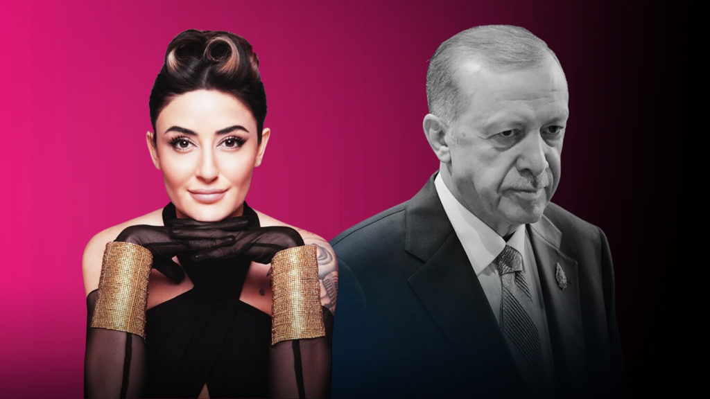 Melek Mosso’dan sahnede özür: Cumhurbaşkanımız yapacaktır