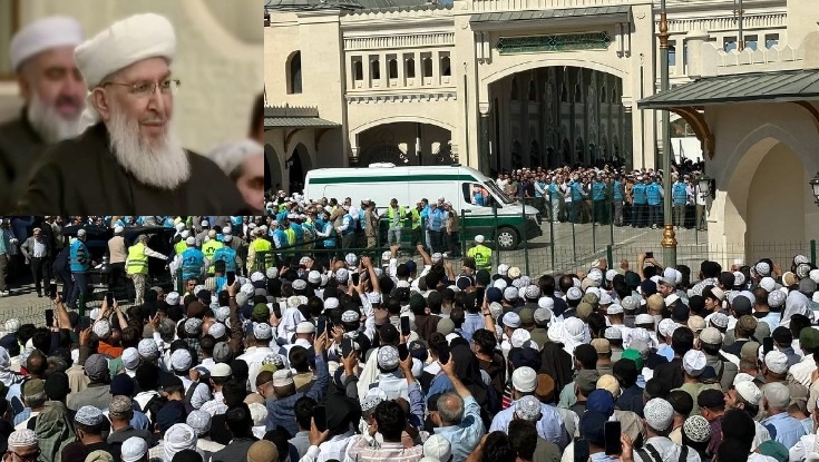 Menzil cemaati lideri Abdülbaki El Hüseyni son yolculuğuna uğurlandı