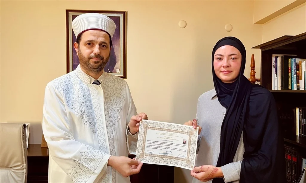 Almanya vatandaşı Bartın’da müslüman oldu
