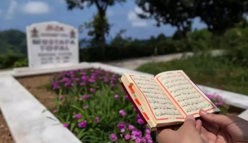 Yangında ölen gurbetçi anne ve oğlu için cenaze namazı kılındı