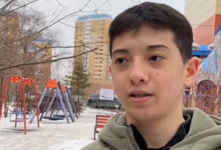 Rusya’da 15 yaşındaki İslam Halilov, kahraman oldu