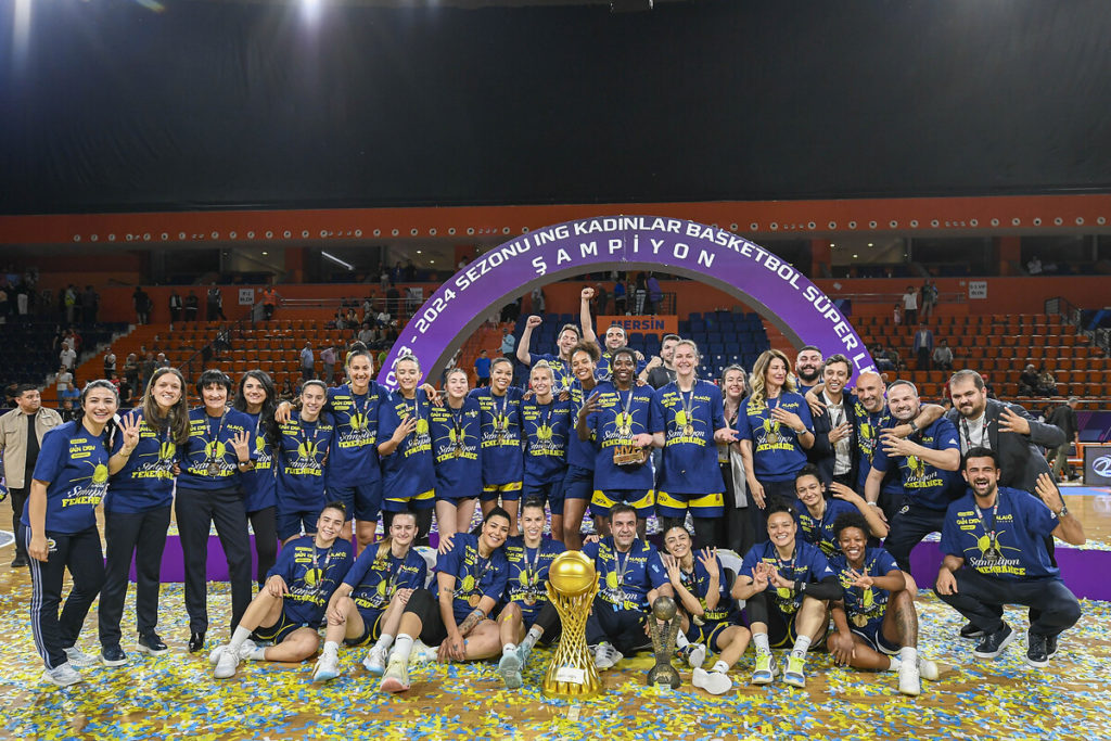 Kadınlar Basketbol Süper Ligi Şampiyonu üst üste 6. kez Fenerbahçe