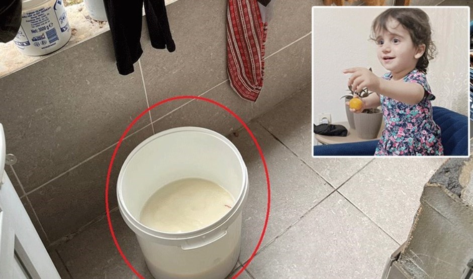 Süt dolu kovanın içine düşen 1,5 yaşındaki bebek yaşamını yitirdi