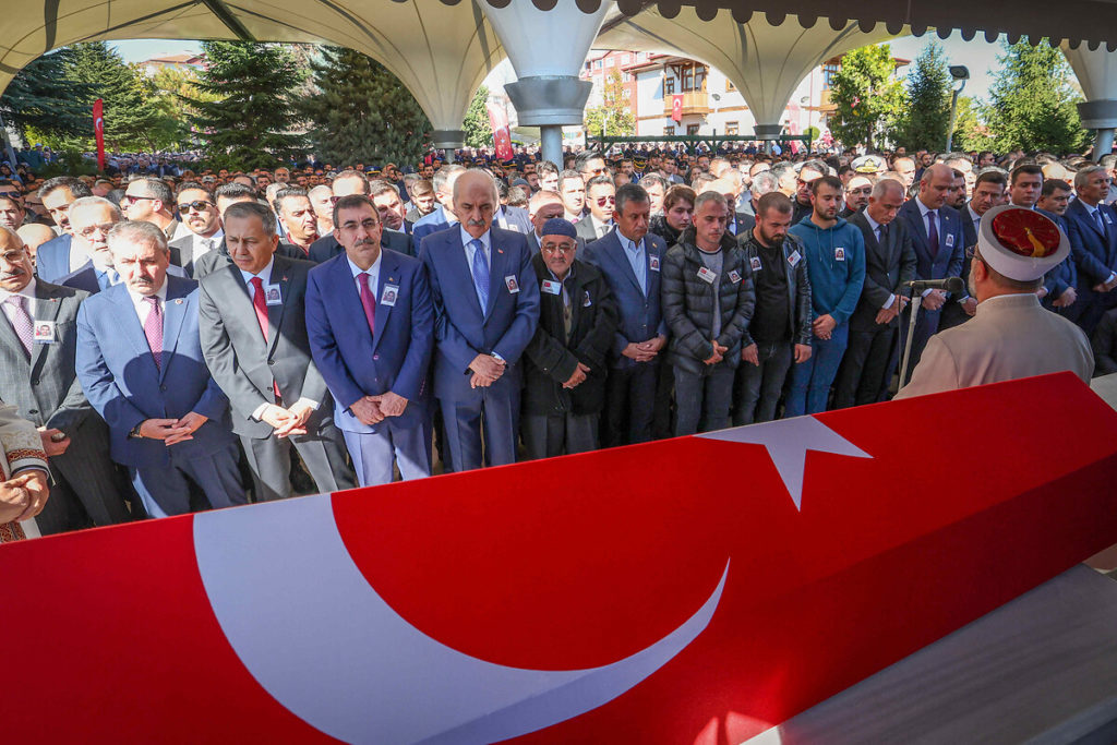 TUSAŞ saldırısında hayatını kaybeden 5 kişi son yolculuklarına uğurlandı