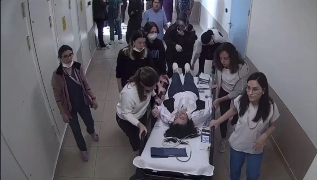 Kadın doktor dehşeti yaşadı