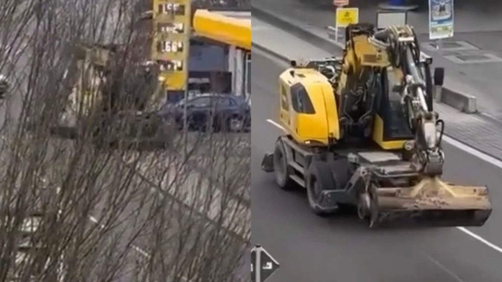 Kepçeli saldırgan polis tarafından etkisiz hale getirildi