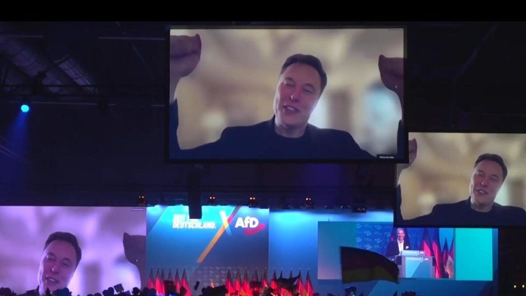 Elon Musk, AfD’nin mitingine katıldı