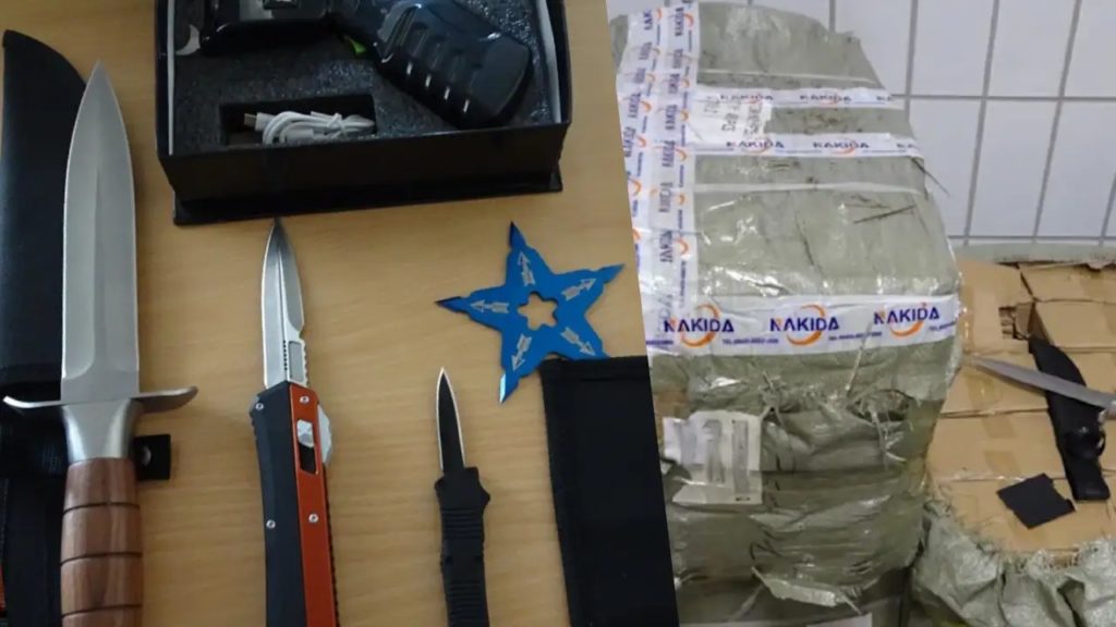 Almanya’ya giden TIR’dan binlerce silah çıktı
