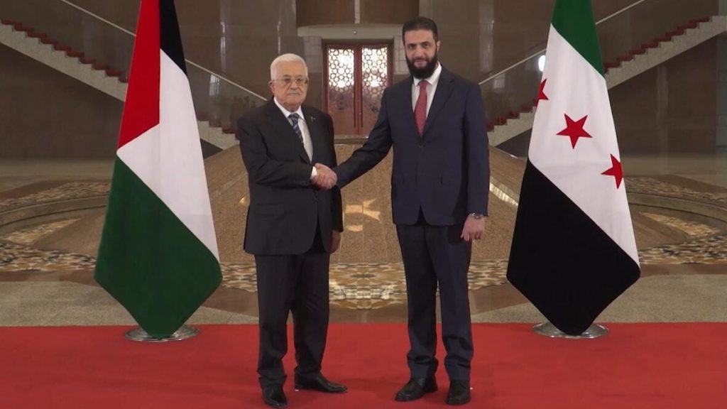 Filistin Lideri Abbas’tan Şam’a resmi ziyaret