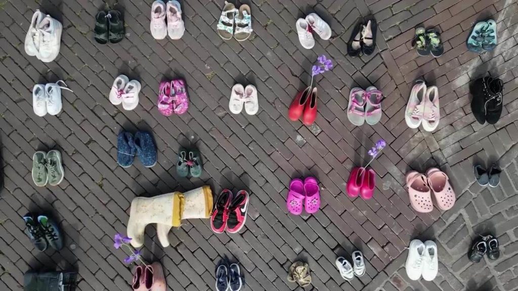 Hollanda’da Gazze’de ölen çocuklar anıldı