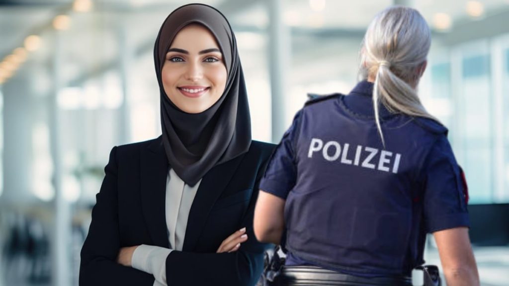 Almanya’da başörtülü kadınların polis olmasının önündeki engel tartışılıyor!