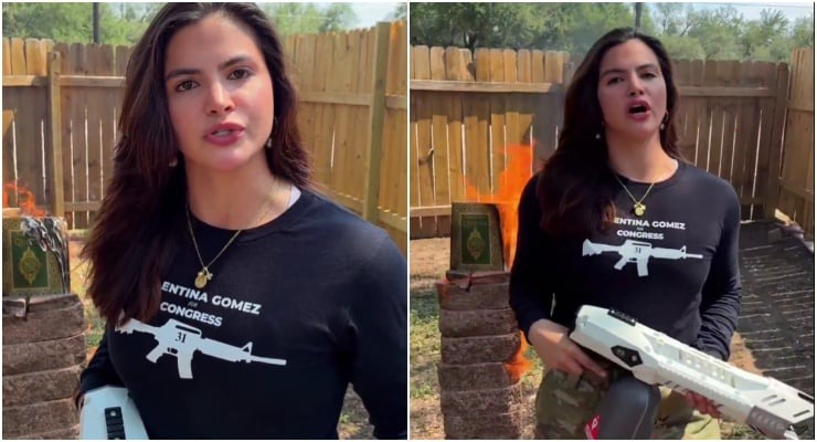 Cumhuriyetçi senatör adayı Teksas’ta Kuran yaktı