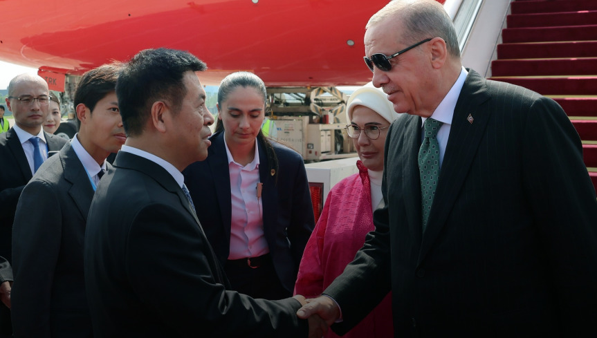 Cumhurbaşkanı Erdoğan, Şanghay İşbirliği Örgütü Zirvesi için Çin’de