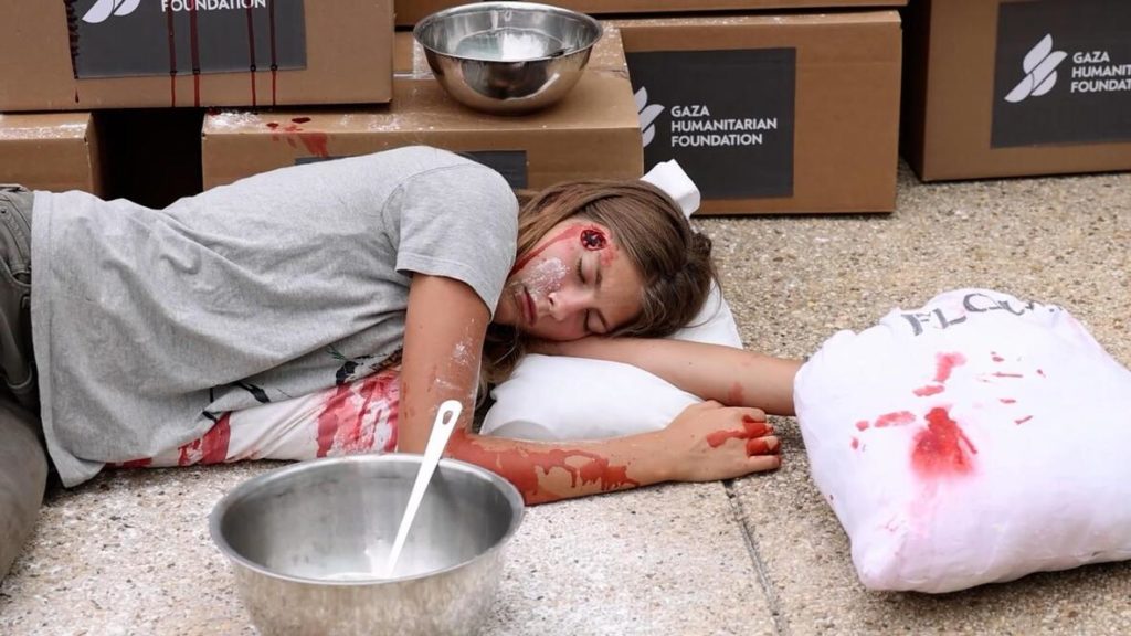 Washington’da Gazze Protestosu