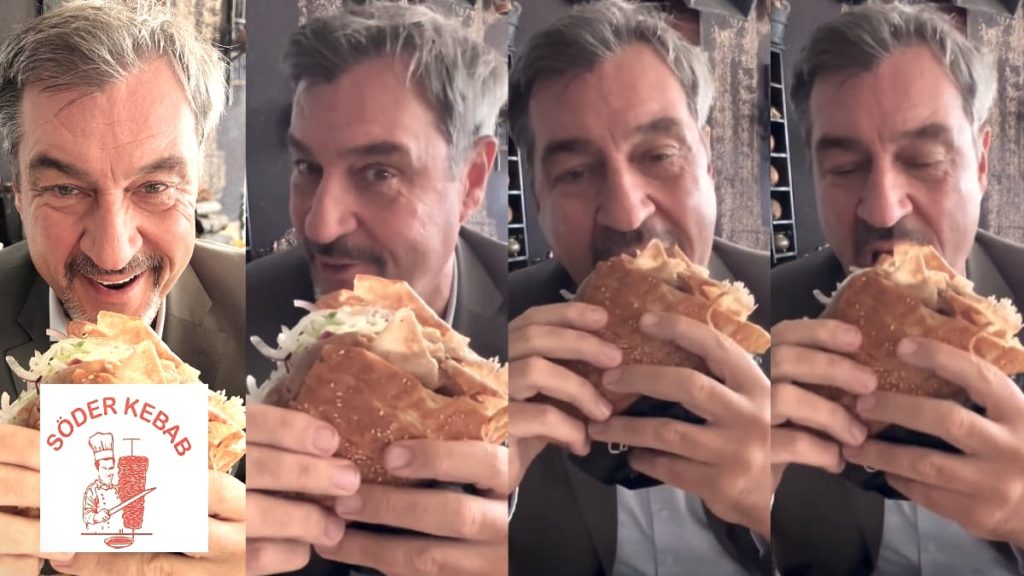 CSU Genel Başkanı Markus Söder’den döner sürprizi: ‘Söder Kebab’ resmileşti