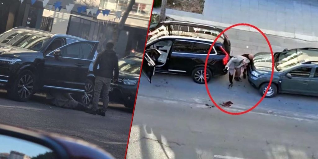 Şoförü iş insanını sokak ortasında vurdu