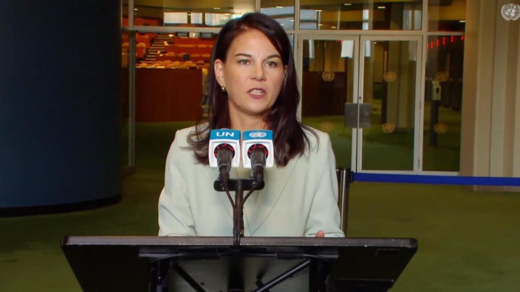 Annalena Baerbock BM Genel Kurulu Başkanlığı görevine başladı