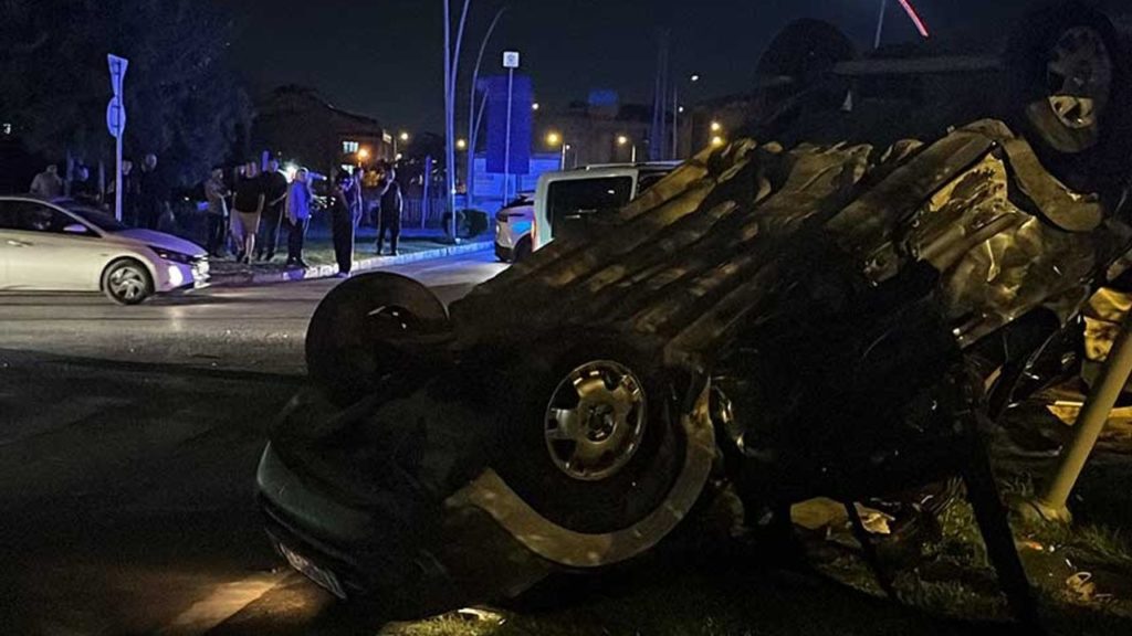 Takla atan araçta 11 yaşındaki çocuk canından oldu