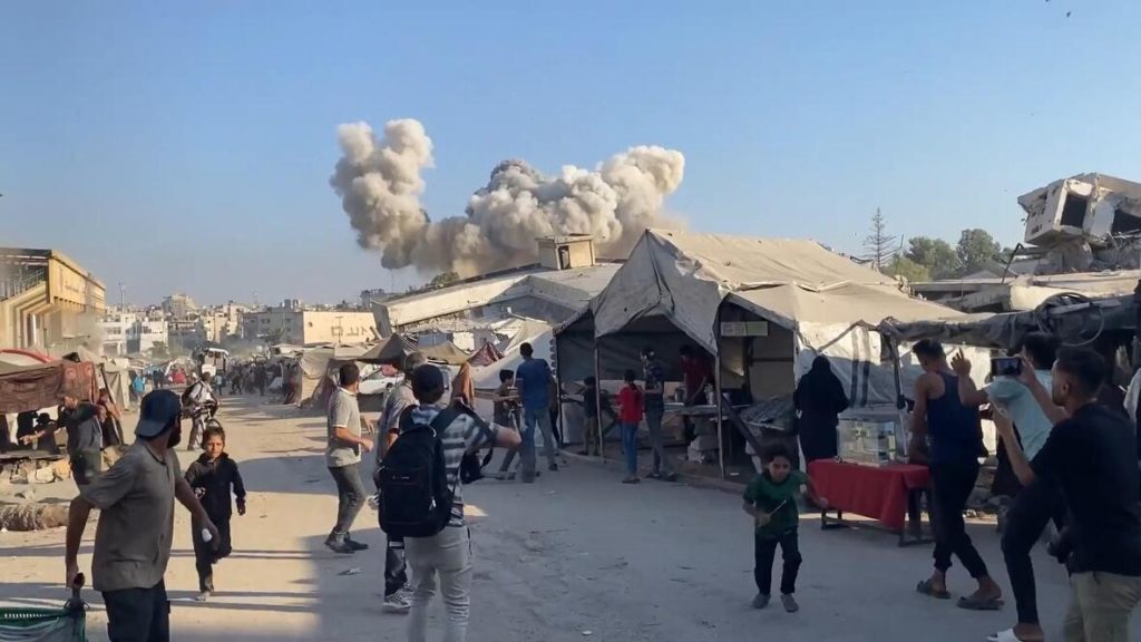 Gazze’de El-Cezire Kulübü yakınlarına hava saldırısı: Çok sayıda ölü ve yaralı