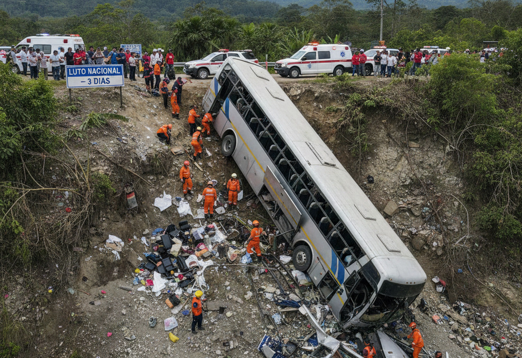 Otobüs kazası: 15 ölü, üç günlük ulusal yas ilan edildi