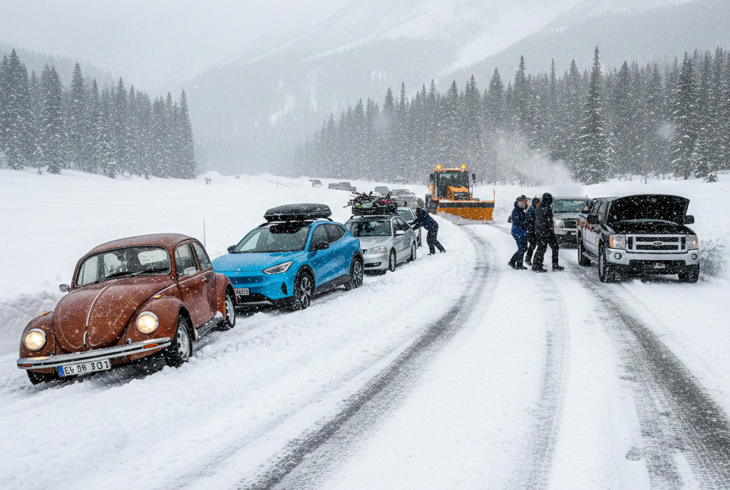 Almanya’daki buzlanma ulaşımı vurdu