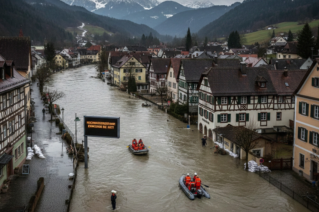 Almanya genelinde taşkın tehlikesi
