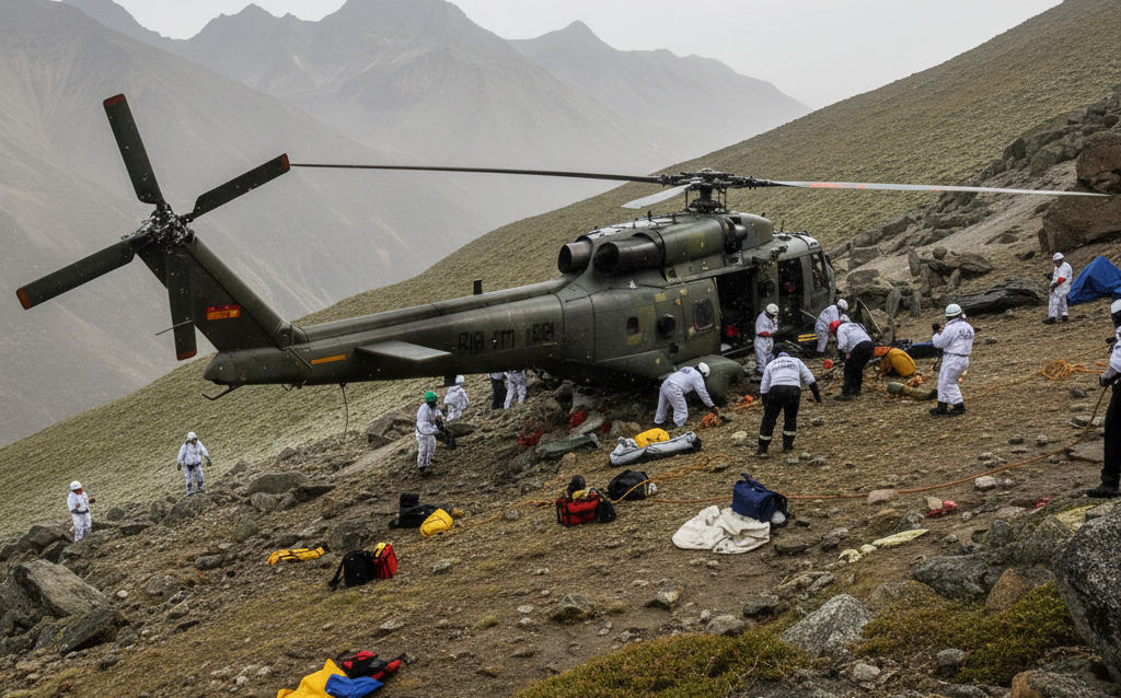 Helikopter faciası: 15 kişi yaşamını yitirdi