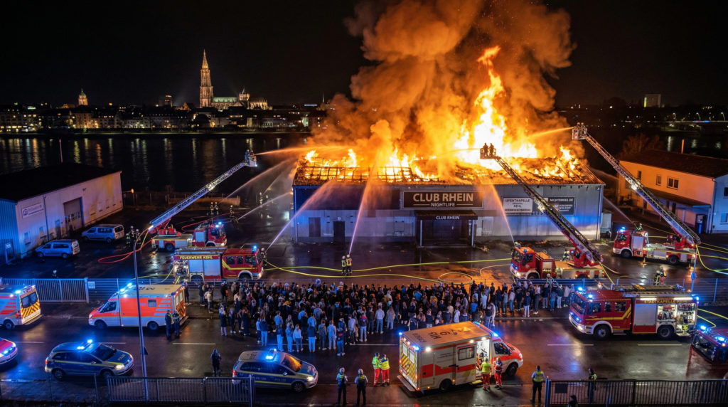 Gece kulübünde yangın paniği: 750 kişi son anda tahliye edildi