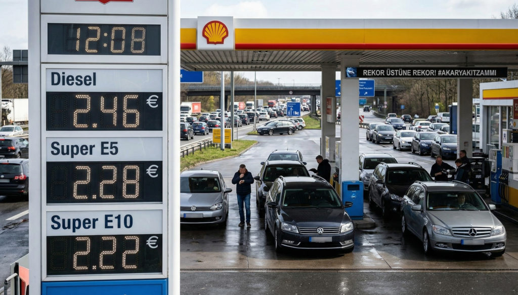 Akaryakıtta kara Cuma: Almanya’da rekor üstüne rekor!
