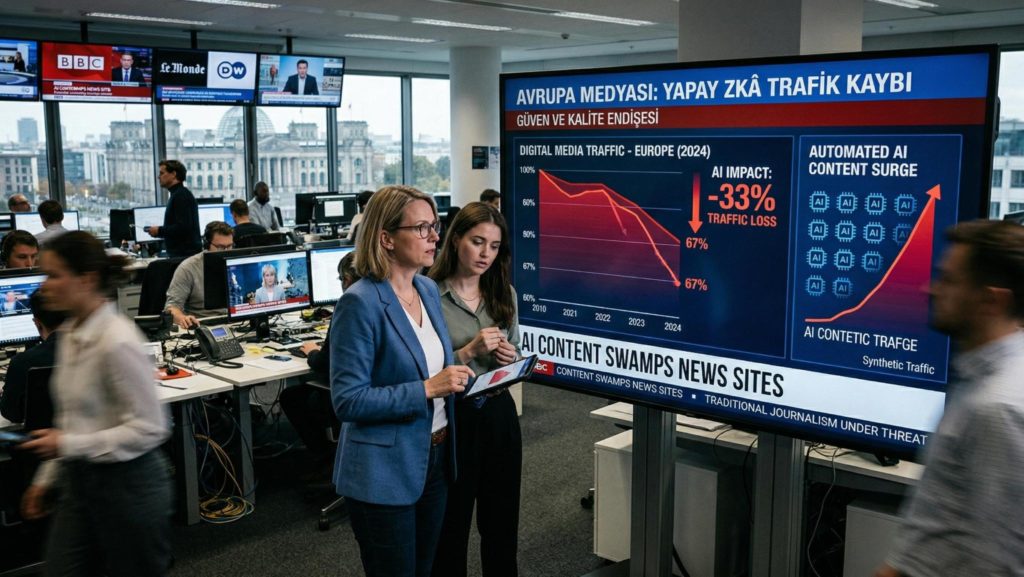 Yapay zeka içerikleri Avrupa haber sitelerini vuruyor