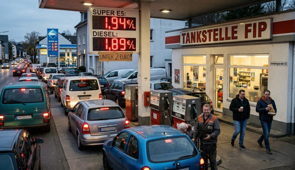 Almanya’nın en ucuz tabelası: Depoyu doldur, bir akşam yemeği bedavaya gelsin!