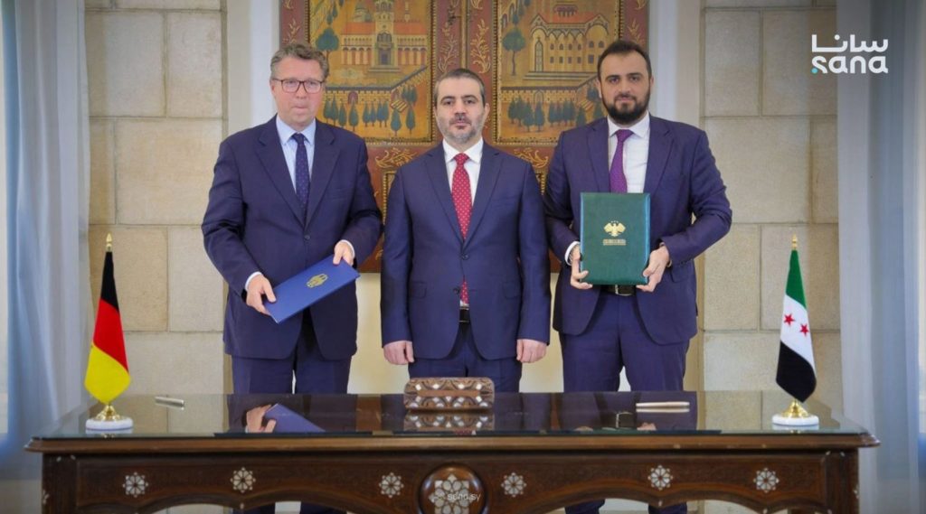 Suriye ile Almanya arasında kritik imzalar atıldı
